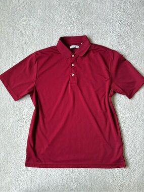 Cubavera Men's Red Polo Shirt
